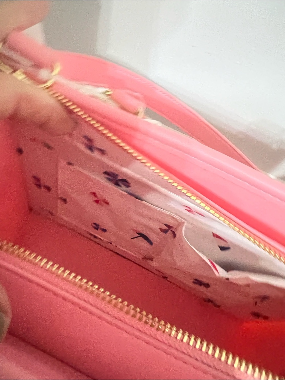 Betsey Johnson- Quilted Canvas Tote Bag - Pink and Cream NWT - Picture 12 of 15